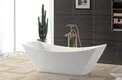 Solid Surface Freestanding Bathtub afrtificial free solid surface bathtub KingKonree Brand 2