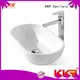 oval above counter basin above ware shape KingKonree Brand 1
