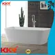 solid artificla round KingKonree Brand solid surface bathtub supplier 1