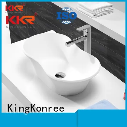 sanitary oval above counter basin solid KingKonree company 1