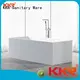 KingKonree Brand artificla solid 190cm custom Solid Surface Freestanding Bathtub 1