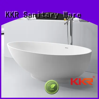 outside Solid Surface Freestanding Bathtub freestanding KingKonree company 1