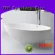 outside Solid Surface Freestanding Bathtub freestanding KingKonree company 1