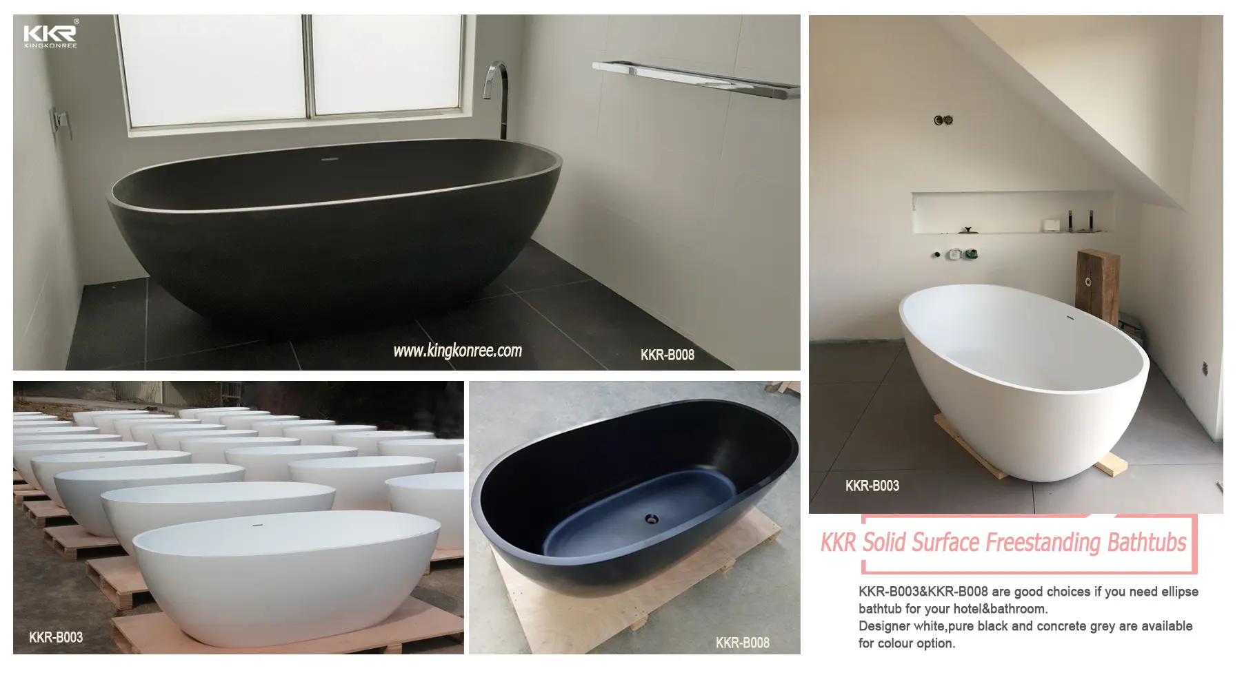 white modern soaking tub supplier for shower room 7