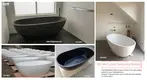 white modern soaking tub supplier for shower room 7