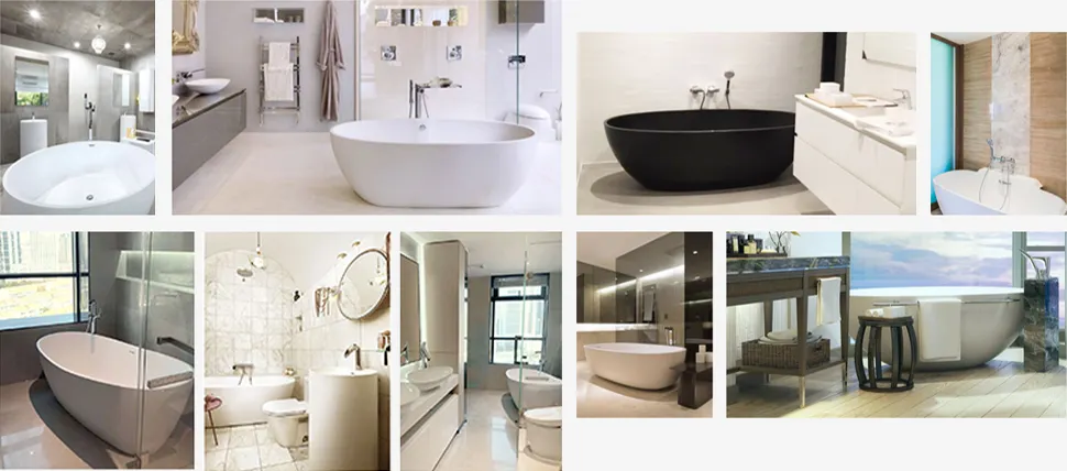 KingKonree hot-sale large freestanding bath custom for family decoration 8