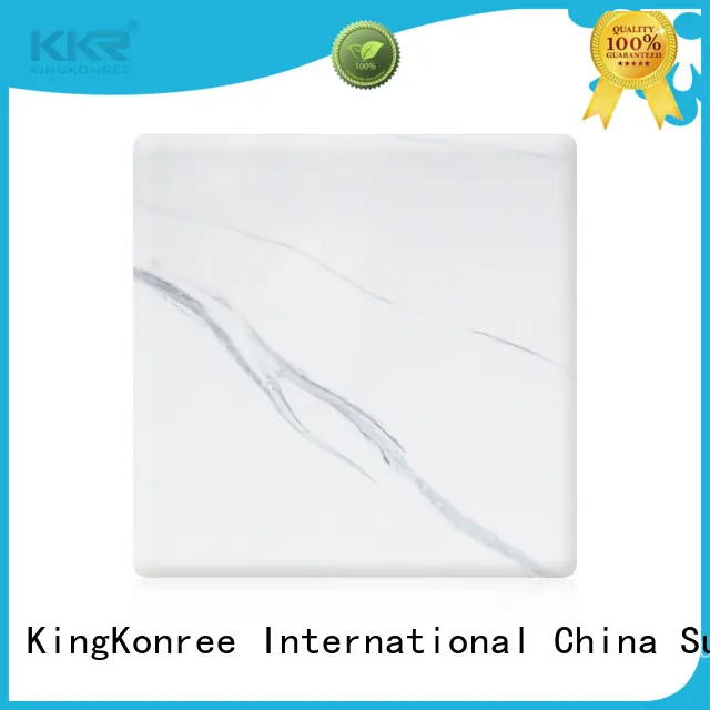 KingKonree marble solid surface countertop sheets black for home 1