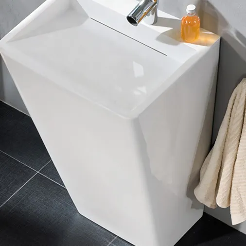 KingKonree thick free standing wash basin manufacturer for bathroom 4