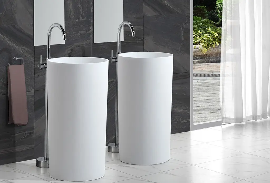 KingKonree freestanding basin sinkfree standing wash hand basins design for bathroom 2