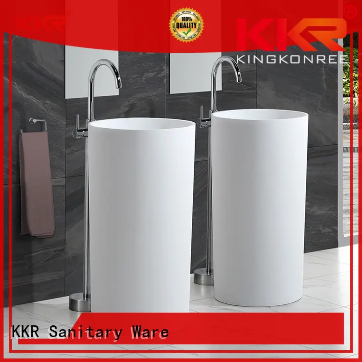 KingKonree acrylic bathroom sink stand manufacturer for hotel 1
