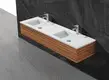 dark basin vanity cabinet supplier for bathroom 2