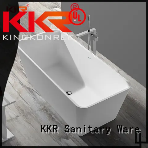 solid surface freestanding tub finish for family decoration KingKonree 1