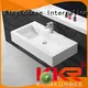 marble cheap wall hung basin bathware for home KingKonree 1