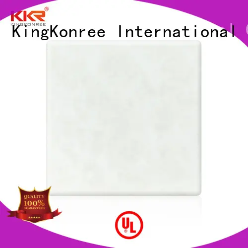 solid surface sheets white for bathroom KingKonree 1