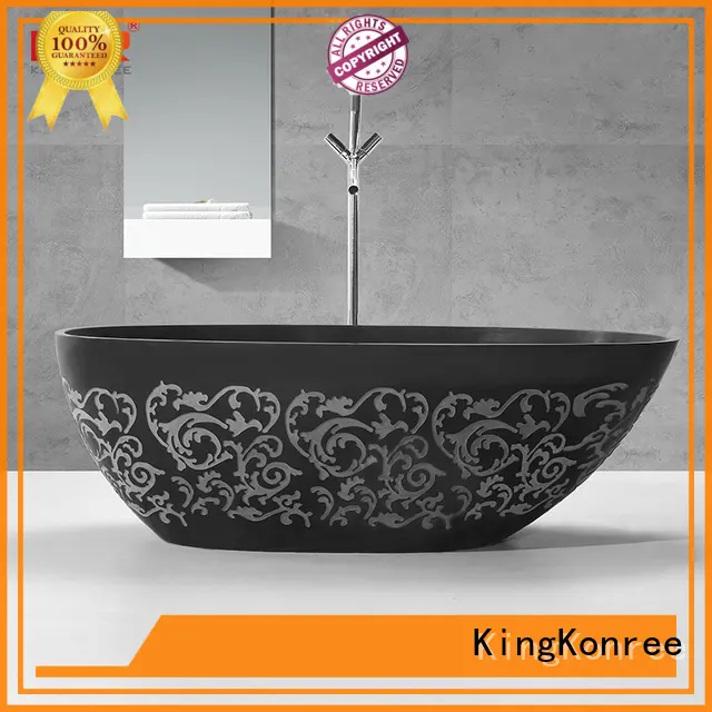 high-end white freestanding bathtub OEM KingKonree 1