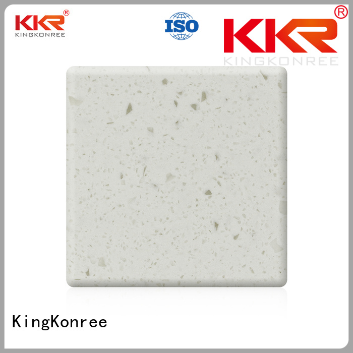 900mm Width White Color with Chips Acrylic Solid Surface Sheets KKR-M1815