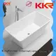 KingKonree high-quality discount freestanding bathtubs black 1