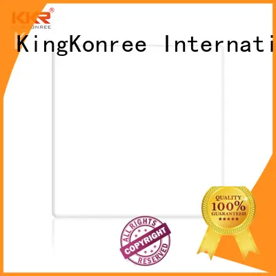 Pure White Modified Acrylic Solid Surface Sheet KKR-M1700 1