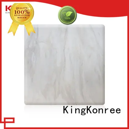 grey acrylic solid surface sheet prices manufacturer for indoors KingKonree 1