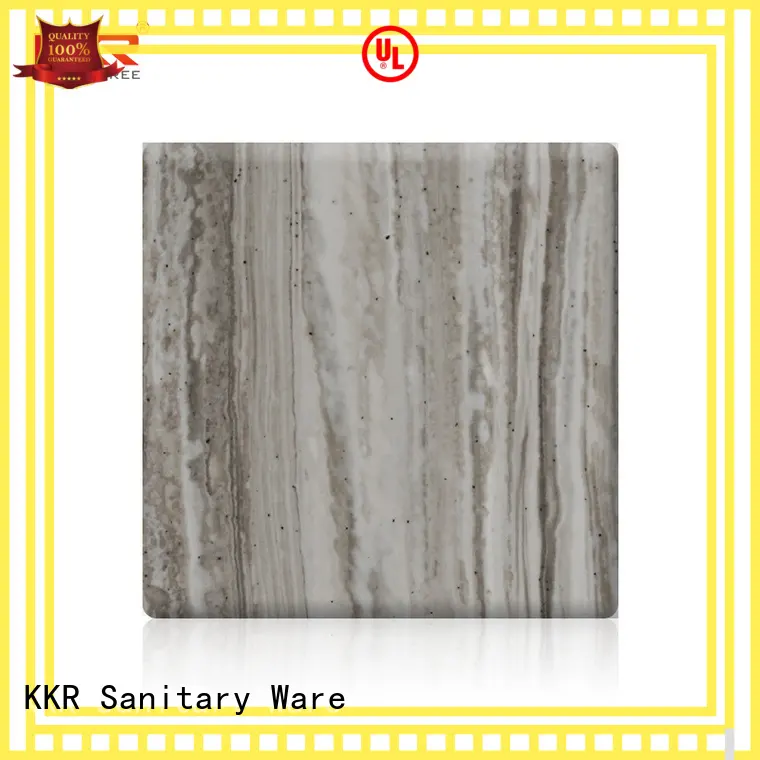 black acrylic solid surface sheet customized for room 1