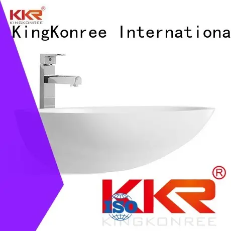 KingKonree pure above counter vessel sink at discount for hotel 1