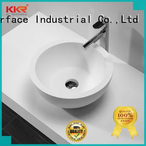KingKonree standard small countertop basin design for hotel 1
