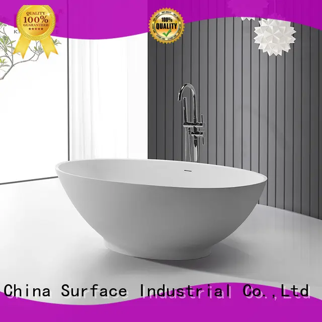 KingKonree hot-sale round freestanding bathtub custom 1