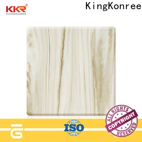 KingKonree grey solid surface sheets supplier for hotel1 1
