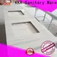 white custom vanity tops sink for motel 1