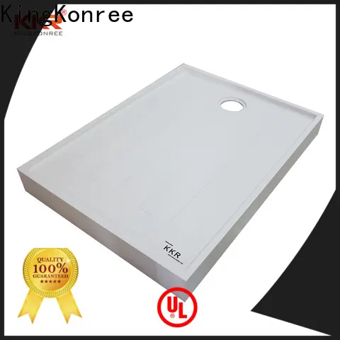 KingKonree stone resin shower tray design for bathroom 1