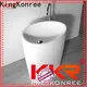 KingKonree resin free standing wash basin factory price for hotel 1