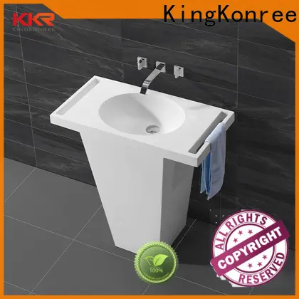 durable solid surface basin arcylic for wholesale for hotel 1