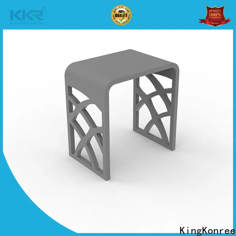 white small bathroom stool customized for room 1