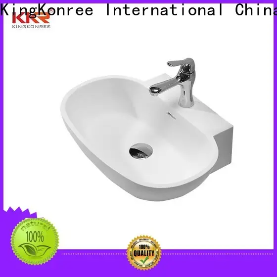 KingKonree above counter sink bowl customized for restaurant 1
