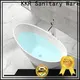 KingKonree high-end acrylic clawfoot bathtub free design 1