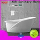 KingKonree black free standing bath tubs for sale ODM for family decoration 1