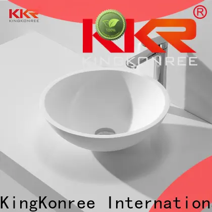 KingKonree marble small countertop basin at discount for restaurant 1
