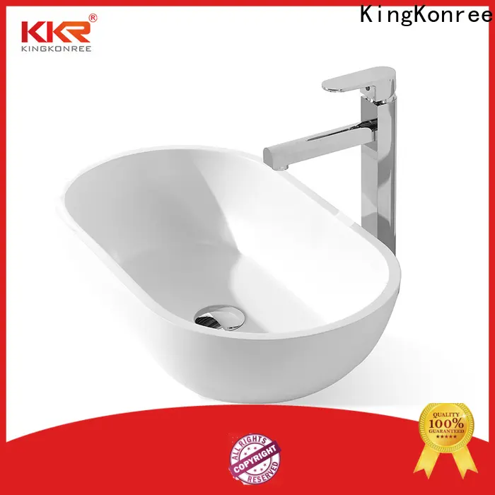 KingKonree sanitary ware above counter sink bowl supplier for hotel 1