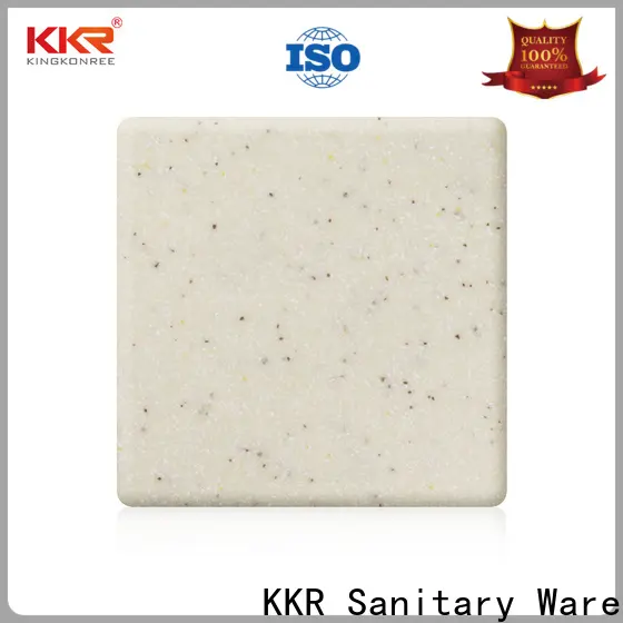 KingKonree plain types of solid surface countertops design for hotel 1