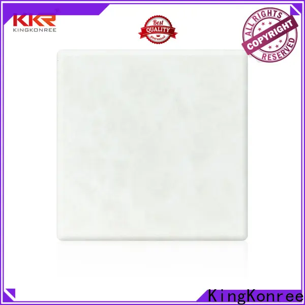 KingKonree integrated solid surface sheets sink for motel 1