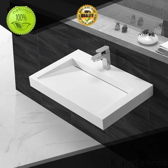 KingKonree brown washroom basin manufacturer for bathroom 1