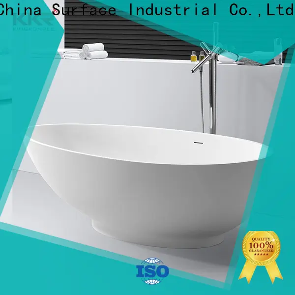 KingKonree black acrylic freestanding bathtub custom for bathroom 1