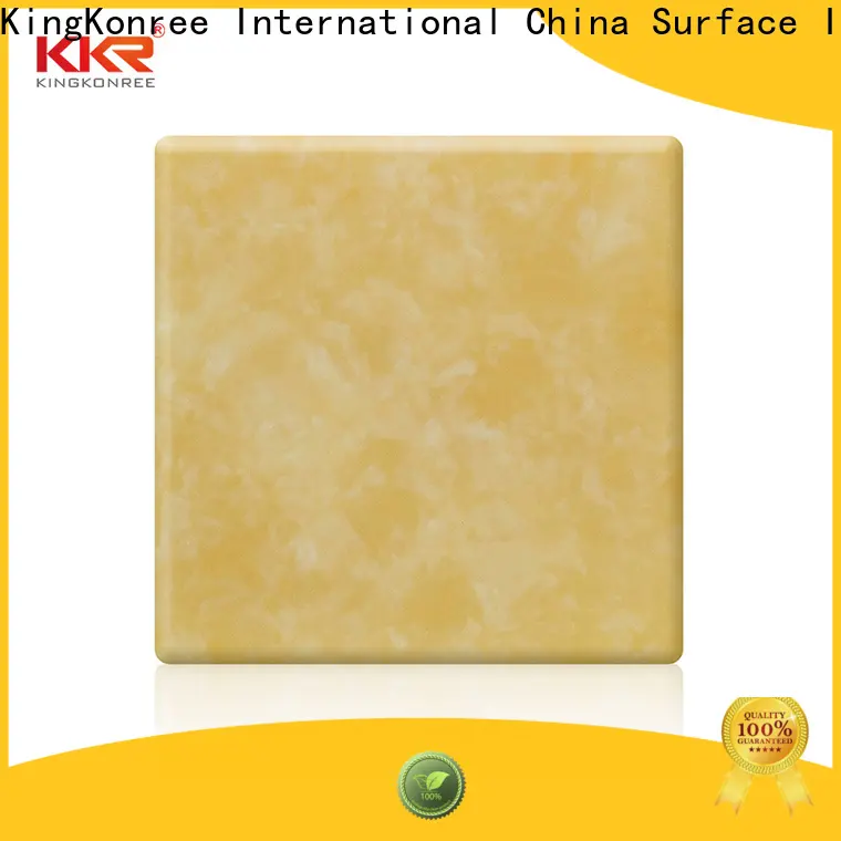 KingKonree quality translucent stone panels price sink for hotel 1
