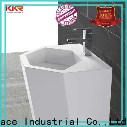 KingKonree stable free standing wash basin supplier for hotel 1