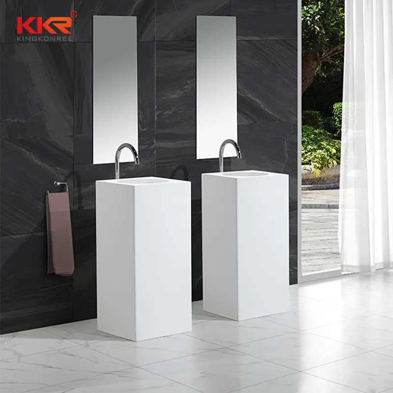 KingKonree rectangle free standing wash basin design for home 1