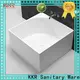 KingKonree black solid surface bathtub free design 1