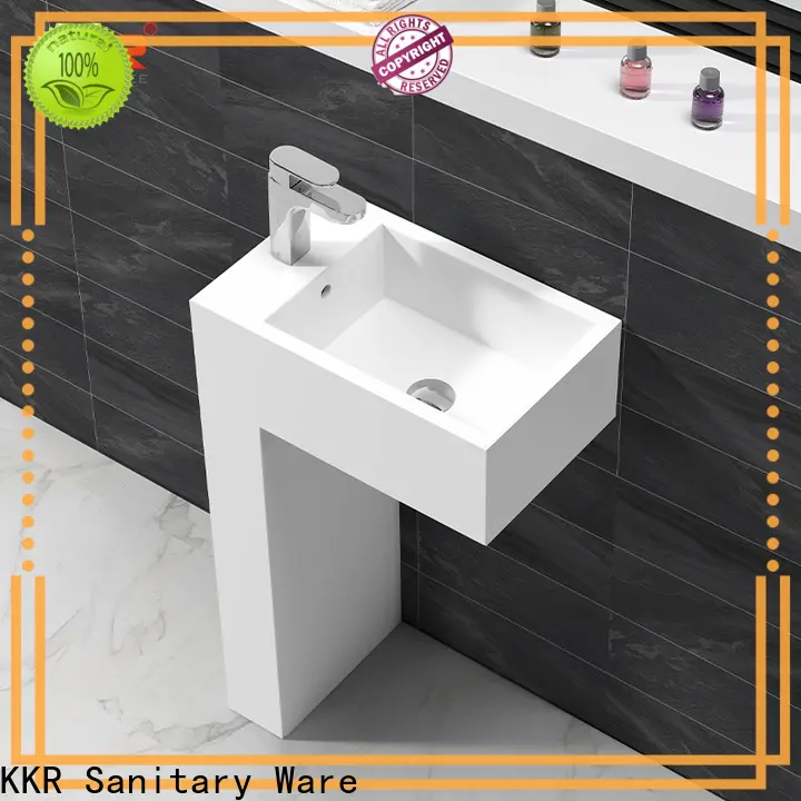 KingKonree Italian bathroom sink stand customized for motel 1