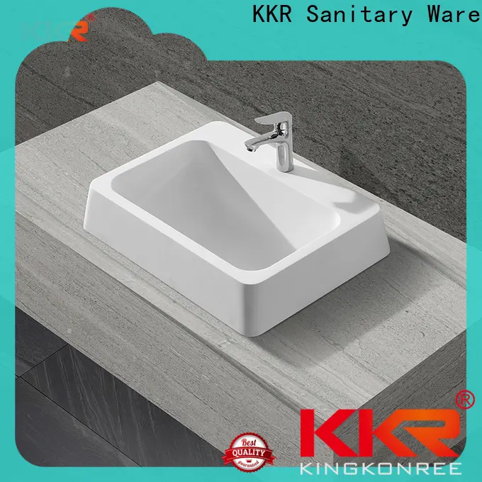KingKonree durable small countertop basin at discount for restaurant 1