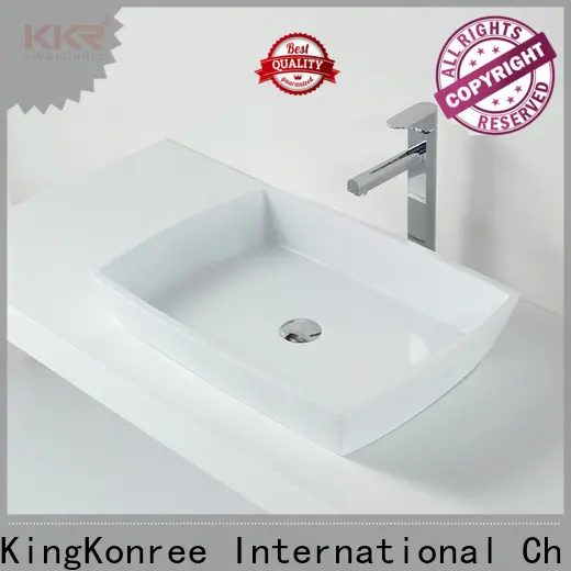 durable solid surface sink top-brand for shower room 1