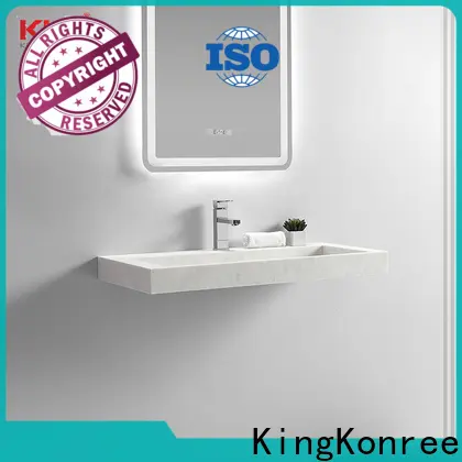 KingKonree small wall hung basin design for hotel 1